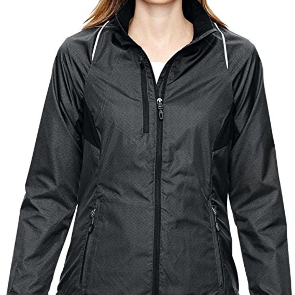 North End Ladies Windbreaker-Packable, Light, Water-Resistant Running Jacket